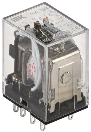 Реле РЭК78/4(MY4)  3А  24В АC ИЭК