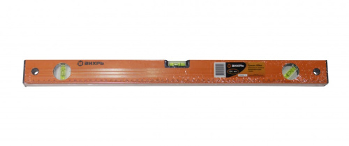 Уровень алюминиевый 600мм фрезерованный 3 глазка Вихрь 