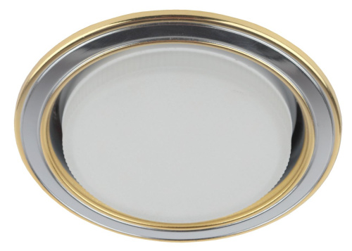 Светильник KL35 SN/G ЭРА под лампу GX53  220V.13W. сатин никель/золото