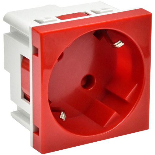 PRIMER РКС-20-32-П-45 Розетка 45град с заземляющим контактом защитной шторкой и винтовым зажимом (2 