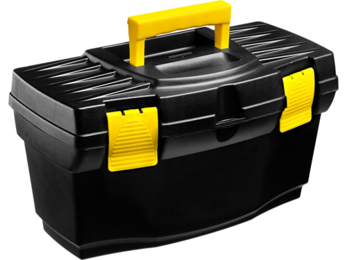 Ящик STAYER "STANDARD" пластиковый с органайзерами, 490х275х240мм, 19"