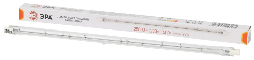 Лампа галогенная J254-1500W-R7s-230V  ЭРА (галоген, J254, 1500Вт, нейтр, R7s)