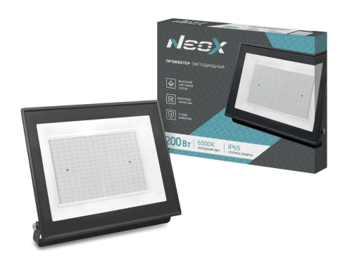 Прожектор светодиодный ДДО-8 200Вт 230В 6500К 21000Лм 105Лм/Вт IP65 NEOX