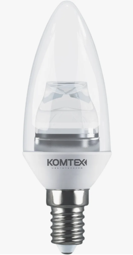 Лампа светодиодная СДЛ-С-5-220-840-280-Е14-П 4000К 220В 495лм свеча