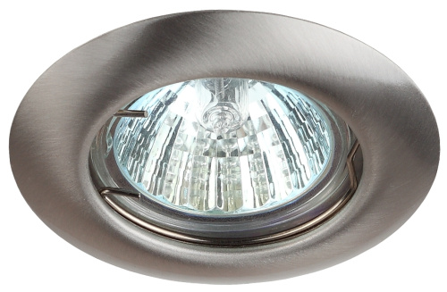 Светильник ST3 SN ЭРА штампованный MR16.12V/220V. 50W сатин никель