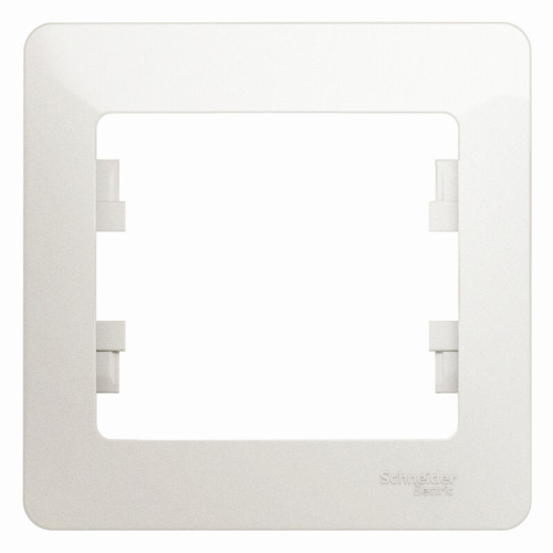 Рамка 1-постовая ПЕРЛАМУТР GLOSSA