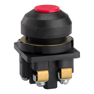 Кнопка КЕ 081 У2 исп.1, красный, 2з, цилиндр, IP54, 10А, 660В