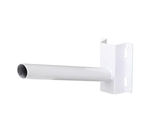 Держатель для уличного светильника на столб для PSL (РКУ) D40*1.5-WH белый под бандажную ленту Jazzw