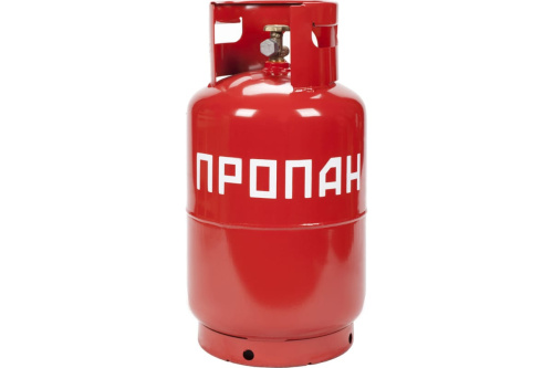 Баллон пропан спец 12л. бытовой с вентилем ВБК НЗГА с предохранительным клапаном СВ-БАЛ12ВБКН