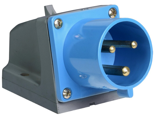 Вилка стационарная ССИ-523 2Р+РЕ 32А 200-250В IP44 IEK