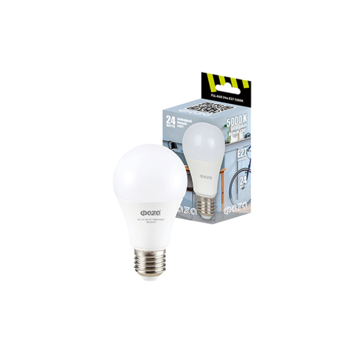 Лампа светодиодная FLL- A60 24w E27 5000K 230/50 ФАZA