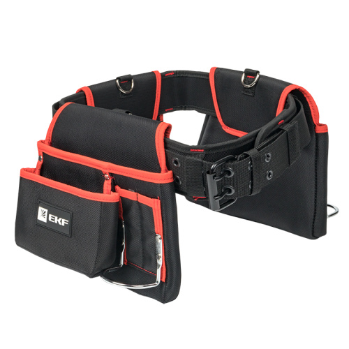 Сумка-пояс двухсекционная усиленная с двухшпеньковым ремнем С-12 EKF