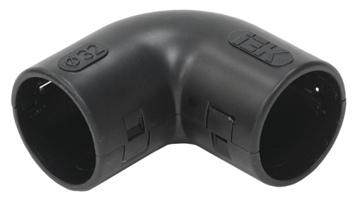 Поворот открывающийся на 90гр. CI32G IEK черный