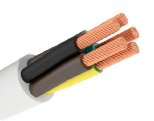 Провод ПВС 4х6 бел