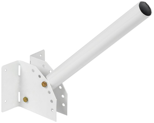 Кронштейн КР-4 D=48 L=500 настенный регулируемый угол белый IEK