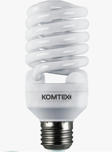 Лампа КЛЛ-ПС-65-840-Е27 4000К колба "Полу-спираль" 4050Лм, 73х255мм, 220В