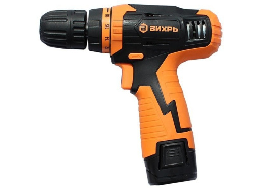 Дрель-шуруповерт аккумуляторная ДА-12Л-2К Вихрь 