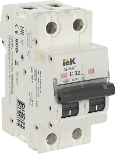 ARMAT Автоматический выключатель M10N 2P C 32А IEK