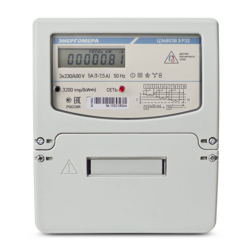 Счетчик ЦЭ6803В 1 230В 1-7,5А 3ф. 4пр. М7 Ш33