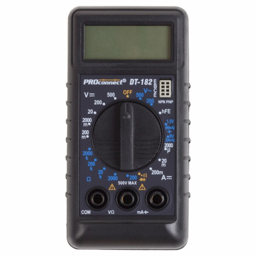 Мультиметр портативный М182 (DT182) PROconnect