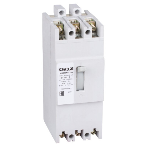 Автомат АЕ-2066М1-100-160А-10Iн-400AC-У3-КЭАЗ