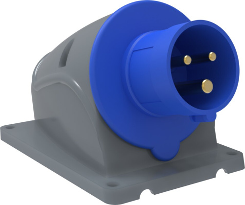 Вилка стационарная ССИ-513 16А-6ч/200-250В 2Р+РЕ IP44 MAGNUM ИЭК