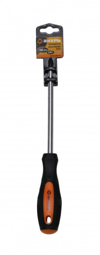 Отвертка крестовая PH3, 150 мм Вихрь 