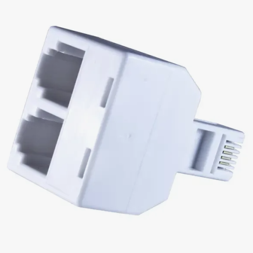 Переходник 2 гнезда линии-на штекер линии