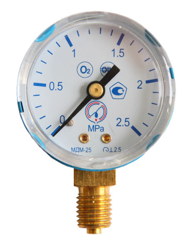 Манометр 2,5 МПа  кислород