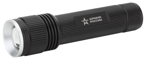 Фонарь MB-901 Эра Армия России универс. Тополь (20Вт, алюм,рег фокус,IPX6.6xAA.кор)