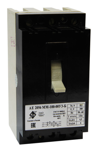Автомат АЕ-2056ММ-100 80А