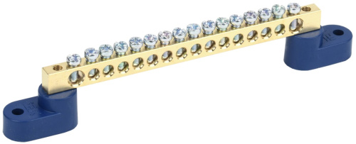 Шина N "ноль" на двух угловых изол ШНИ-8х12-6-У2-С ИЭК