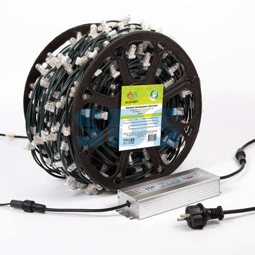 Гирлянда LED ClipLight 12V 150 мм белый с трансформатором LED-LP-150-100M-12V-W  NEON-NIGHT