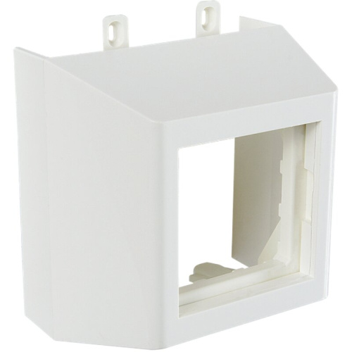 SPL Суппорт с рамкой на 1 пост (45х45) на профиль для кабель-канала 75х20