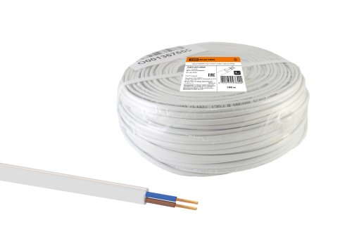 Провод ШВВП 3х0,75 ГОСТ (200м), белый