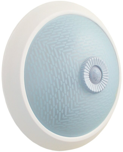 Светильник НПО3235Д белый 2х25 с датчиком движения ИЭК