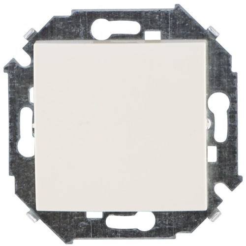 Выключатель проходной (переключатель), 16А, 250В, винтовой зажим, слоновая кость Simon