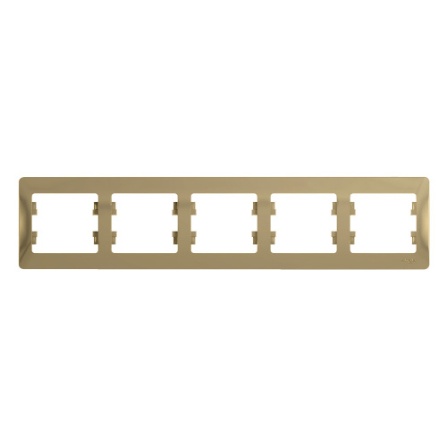 Рамка 5-постовая горизонтальная, ТИТАН GLOSSA