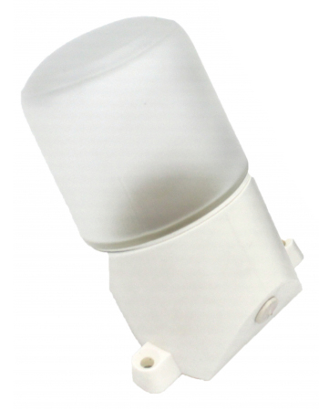 Светильник НББ для бани/сауны пласт/стекло,наклон max 60W,158х116х85 бел IP65 ЭРА