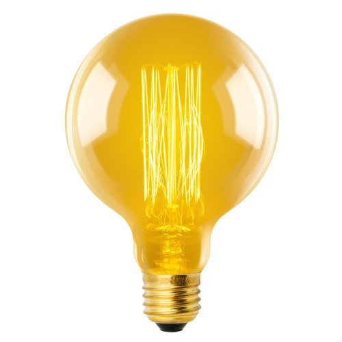 Лампа накаливания Vintage. Форма «шар». Форма нити VW. G80. Картон. ТМ Uniel