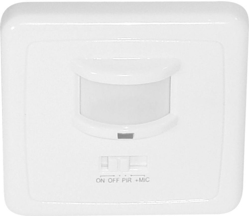 Датчик движения и освещенности 500W 12m 140 ,белый, SEN1A/LX2000