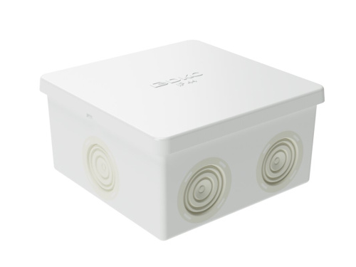 Коробка ответвит. с 6 кабельными вводами д.20мм, IP44, 80х80х40мм