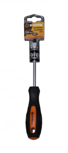 Отвертка шлицевая SL6, 100мм Вихрь 