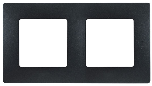 Рамка 2-ая Антрацит Legrand Etika