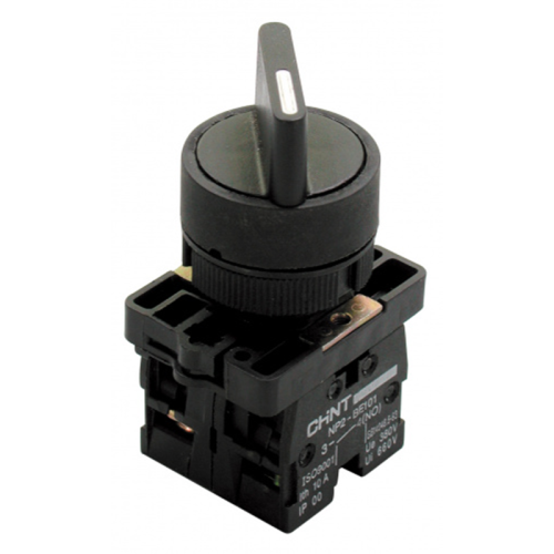 Переключатель NP2-ED33, 3 положения с фиксацией, 2НО IP40