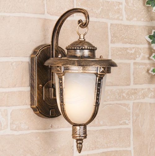 Светильник садово-парковый черное золото GLYF-2010D