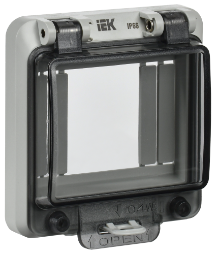 Крышка защитная для выреза в шкафу 4 модуля IP66 IEK