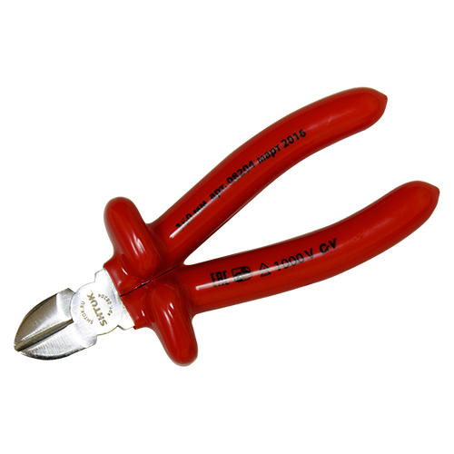 Кусачки боковые 160мм ШТОК. Красная серия