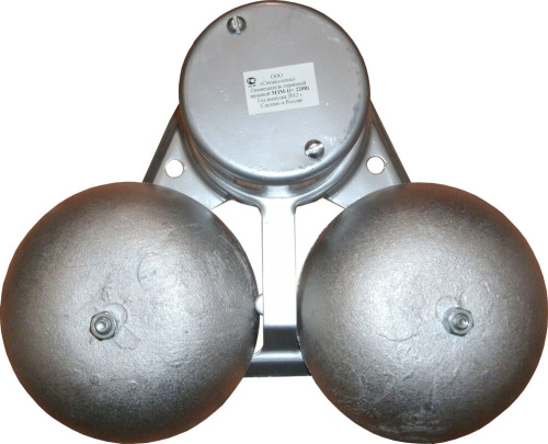 Звонок громкого боя МЗМ-1 двухчашечный 24в