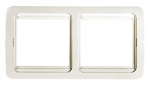 Рамка 2ая CLASSICO ASD белая 2302H